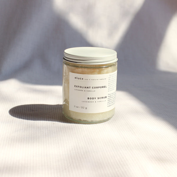 BODY SCRUB - LAVENDER & VANILLA // EXFOLIANT CORPOREL - LAVANDE & VANILLE