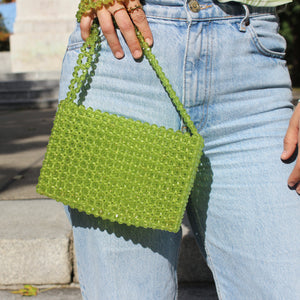 RECTANGLE HANDBAG - SAGE GREEN // SAC À MAIN RECTANGLE - VERT SAUGE